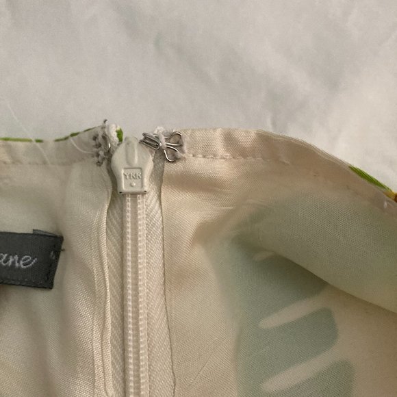 Silk tropical capri pants - size 4 - Picture 6 of 8